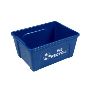 DESKSIDE RECYCLER (12 Pack) - Single - Kit - Mobius Loop-We Recycle - Busch Blue