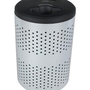 PORTLAND - Double - Recyclables-Waste - Mixed-Full - Silver-Black