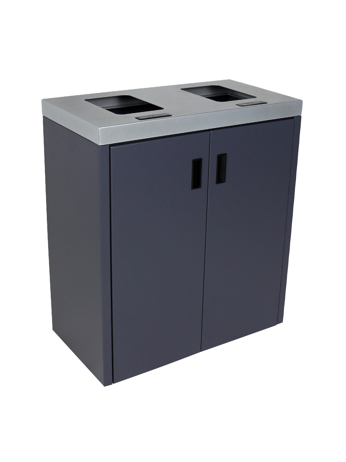 SUMMIT – Double – Kit – Fl – Cans & Bottles-Waste – Full – Silver-Grey