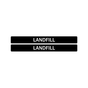 EVOLVE - Label - Cube - Landfill - Full - Black-White