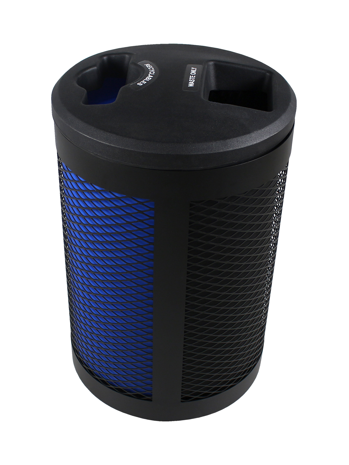 TORONTO – Double – Kit – Recyclables-Waste – Mixed-Full – Black-Blue