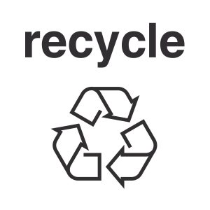 VANTAGE - Label - Recycle - Black