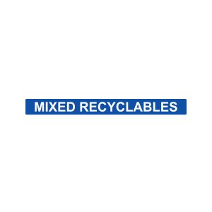 OCTO - Label - Mixed Recyclables - Blue