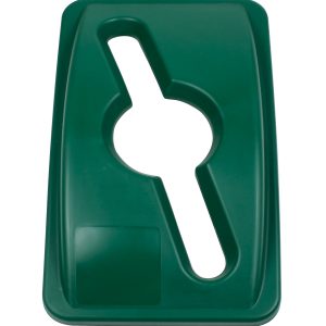 WASTE WATCHER - Single - Lid - Mixed - Dark Green