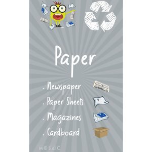 MOSAIC - Junior Body Sign - Junior - Paper - Grey
