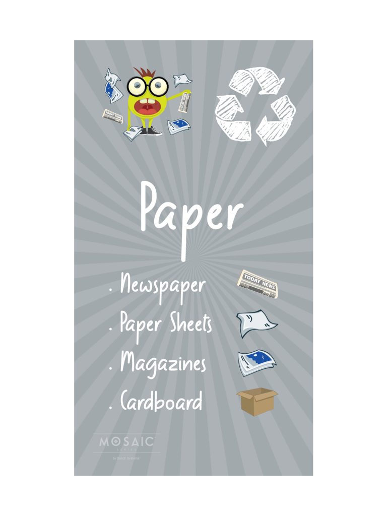 MOSAIC – Junior Body Sign – Junior – Paper – Grey