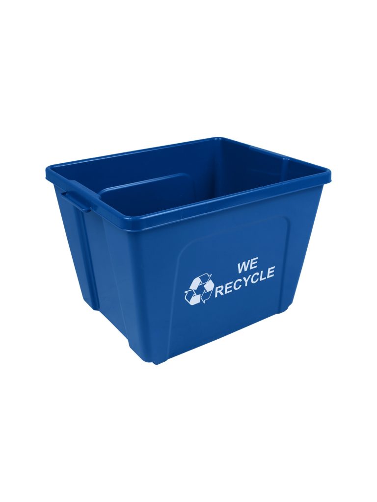 CURBSIDE – Single – Body – 14G – True 14 – Mobius Loop-We Recycle 2 Sides – Busch Blue