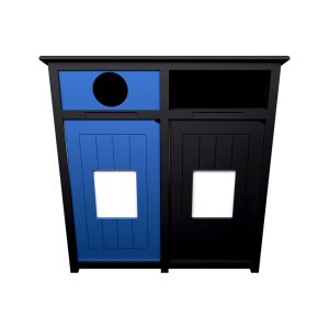 AURA - Double - Unit - Circle-Full - Black-Blue