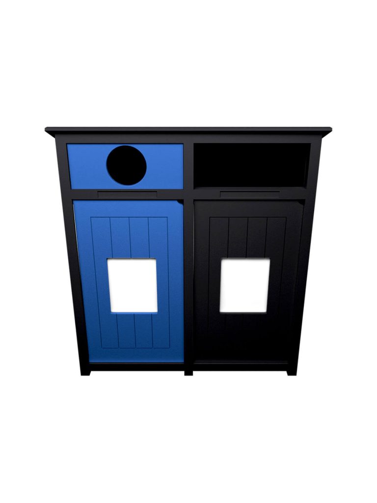 AURA – Double – Unit – Circle-Full – Black-Blue