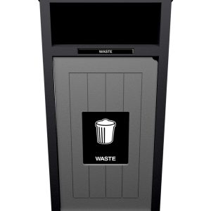 AURA - Single - Unit - Waste - Full - Black-Grey
