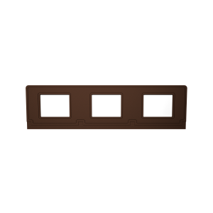 VISION - Triple - Sign Frame - Brown