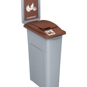WASTE WATCHER - Single - Kit - Compost - Solid Lift - Grey-Brown