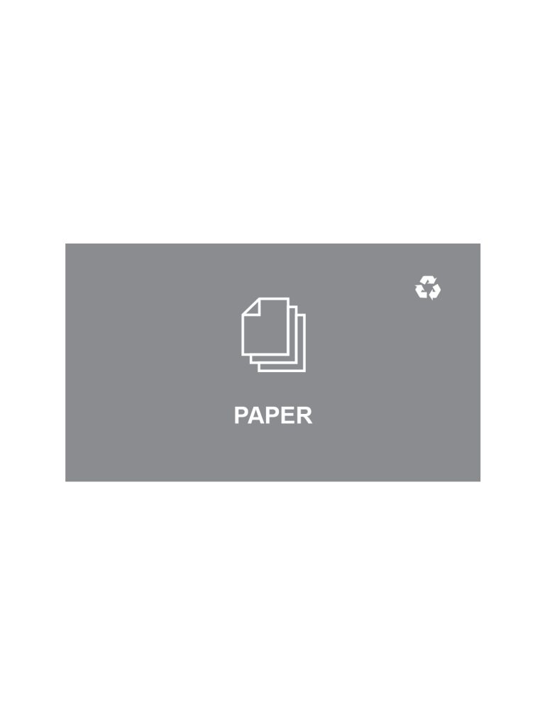 SPECTRUM – Cube Sign – Paper – Grey-White