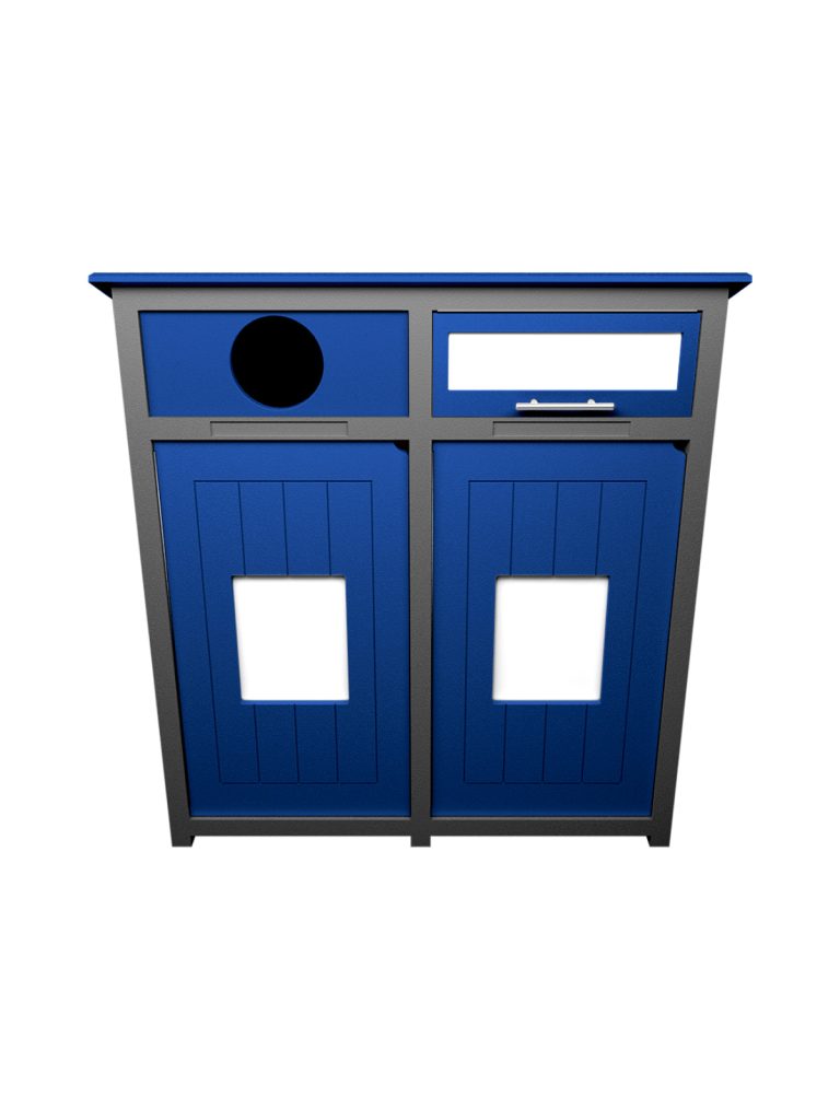 AURA – Double – Unit – Circle-Lift – Blue-Grey