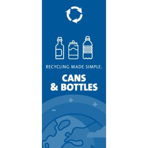 cans and bottles banner