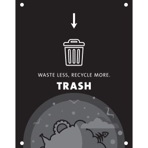 trash banner