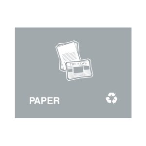 VISION - Sign - Paper - Grey