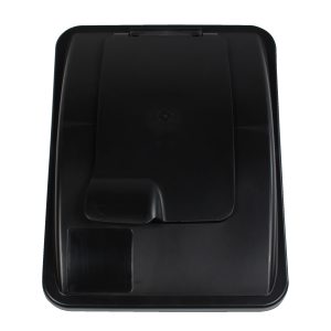 WASTE WATCHER - Single - Lid - Xl - Solid Lift - Black