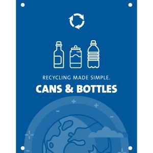 cans and bottles banner