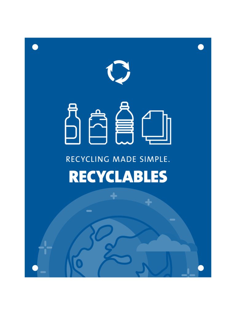 EVOLVE – Body Sign – Recyclables – Blue