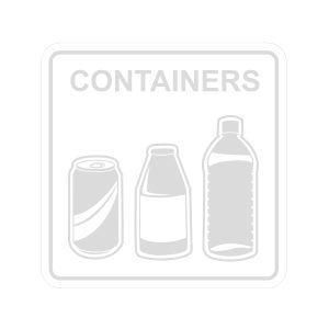 WASTE WATCHER - Label - Containers - Clear-White