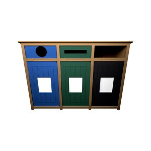 AURA - Triple - Unit - Circle-Slot-Full - Cedar-Blue-Green-Black
