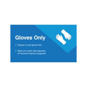 SPECTRUM - Cube Sign - Gloves Only - Blue-White