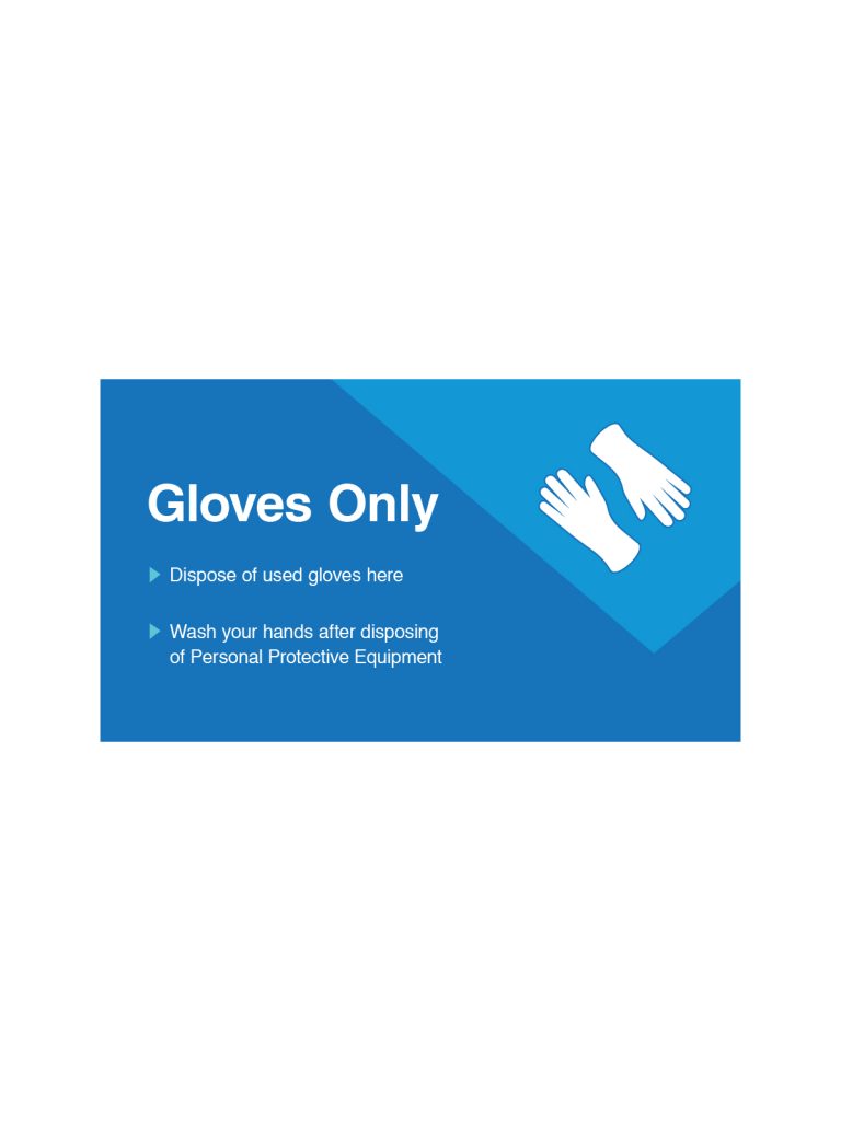 SPECTRUM – Cube Sign – Gloves Only – Blue-White
