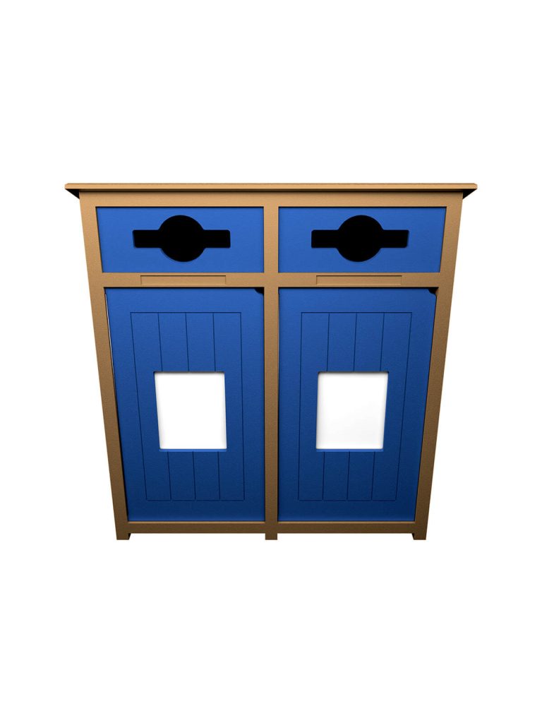 AURA – Double – Unit – Mixed – Cedar-Blue