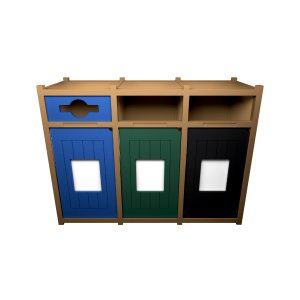 VISION - Triple - Unit - Mixed-Full-Full - Cedar-Blue-Green-Black