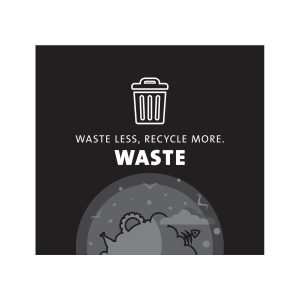 ARISTATA - Sign - Waste - Black