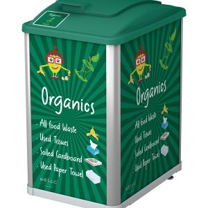 MOSAIC - Single - Junior - Organics - Solid Lift - Silver-Green