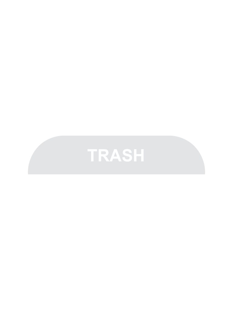 BILLI BOX – Label – Trash – Clear-White