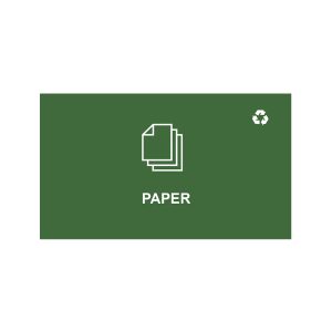SPECTRUM - Ellipse Double Sign - Paper - Green-White