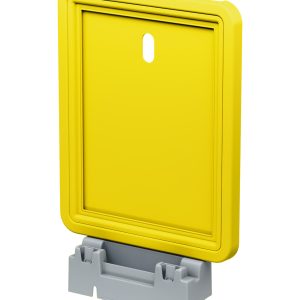 WASTE WATCHER - Sign Frame - Yellow