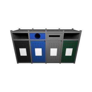 VISION - Quad - Unit - Full-Circle-Slot-Full - Grey-Black-Blue-Green
