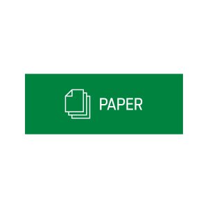 RISE - Triple - Sign - Paper - Green