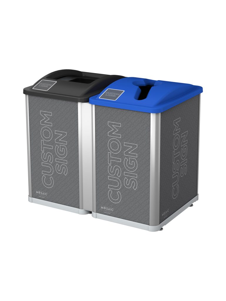 MOSAIC – Double – Junior – Multi – Full-Mixed – Silver-Black-Blue