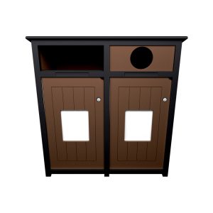 AURA - Double - Unit - Full-Circle - Black-Brown