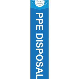 WASTE WATCHER - Label - PPE Disposal Masks - Blue