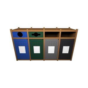 VISION - Quad - Unit - Circle-Mixed-Full-Full - Cedar-Blue-Green-Grey-Black