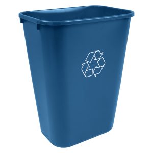RECYCLING & WASTE BASKET - Single - Body - 41 Q - Mobius Loop - Royal Blue