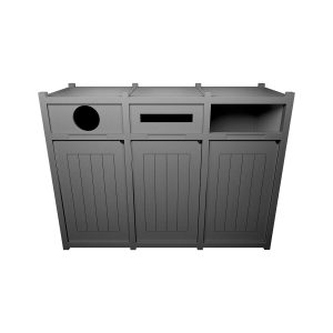 VISION - Triple - Unit - Circle-Slot-Full - Grey