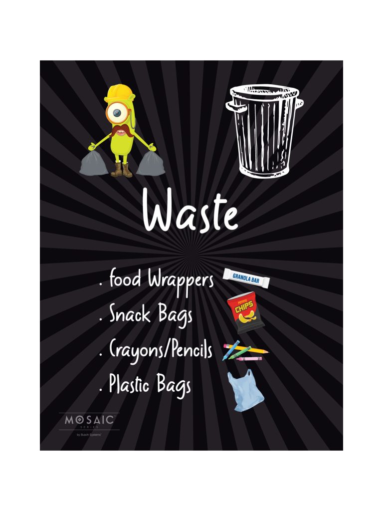 MOSAIC – Junior Body Sign – Junior – Waste – Black