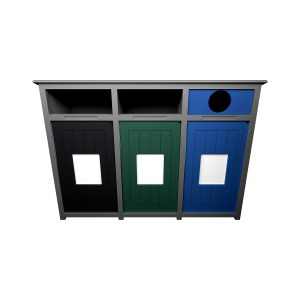 AURA - Triple - Unit - Full-Full-Circle - Grey-Black-Green-Blue