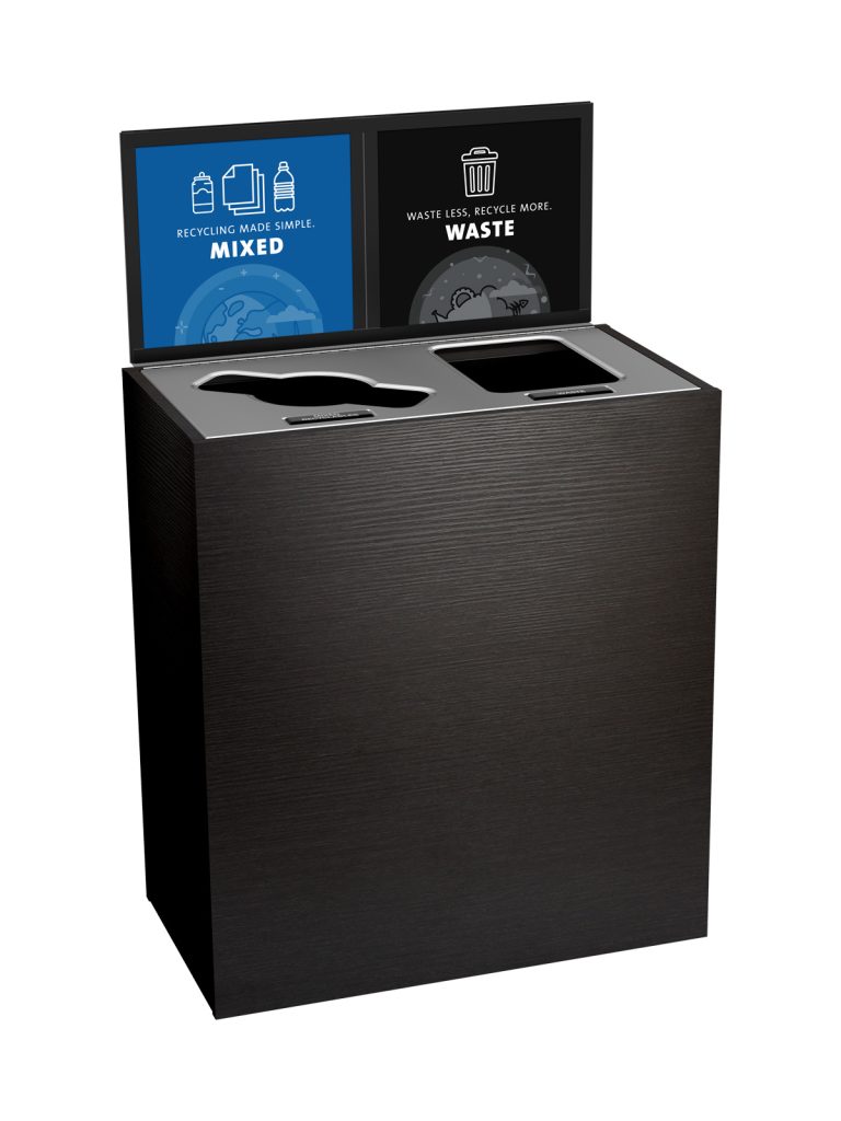 ARISTATA – Double – Kit – Mixed Recyclables-Waste – Mixed-Full – Western Breeze