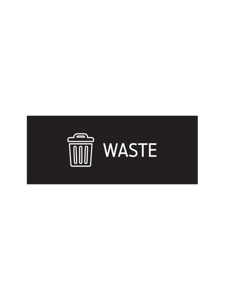 RISE – Double – Sign – Waste – Black