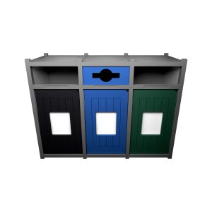 VISION - Triple - Unit - Full-Mixed-Full - Grey-Black-Blue-Green