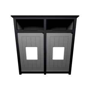 AURA - Double - Unit - Full - Black-Grey