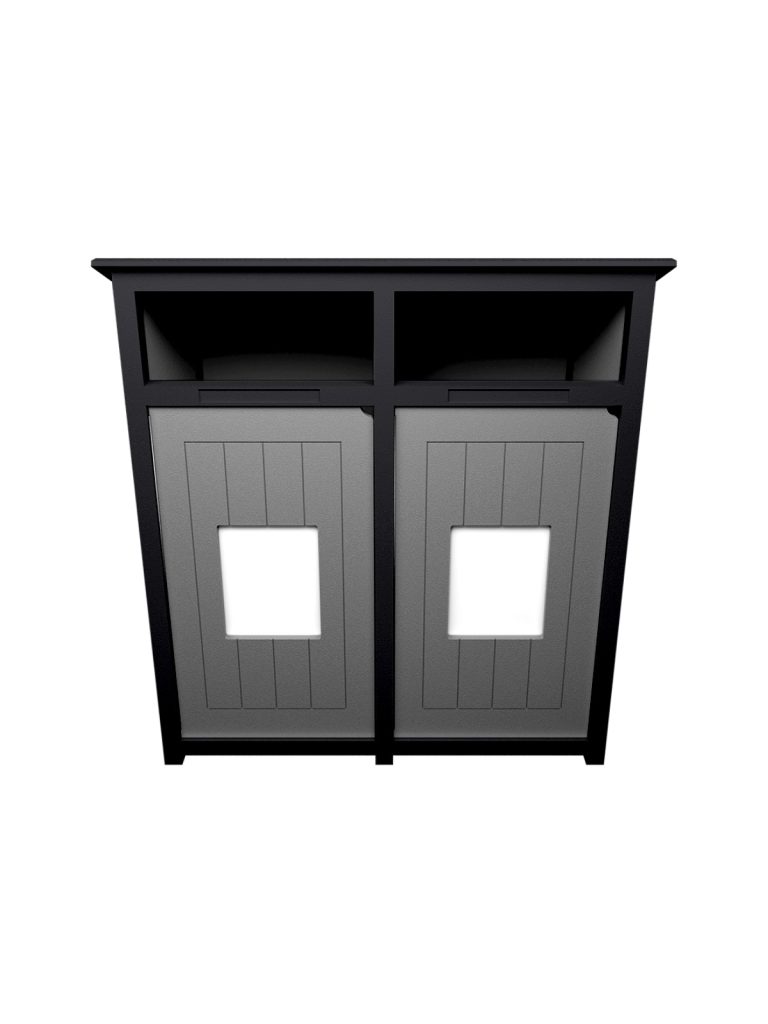 AURA – Double – Unit – Full – Grey-Black